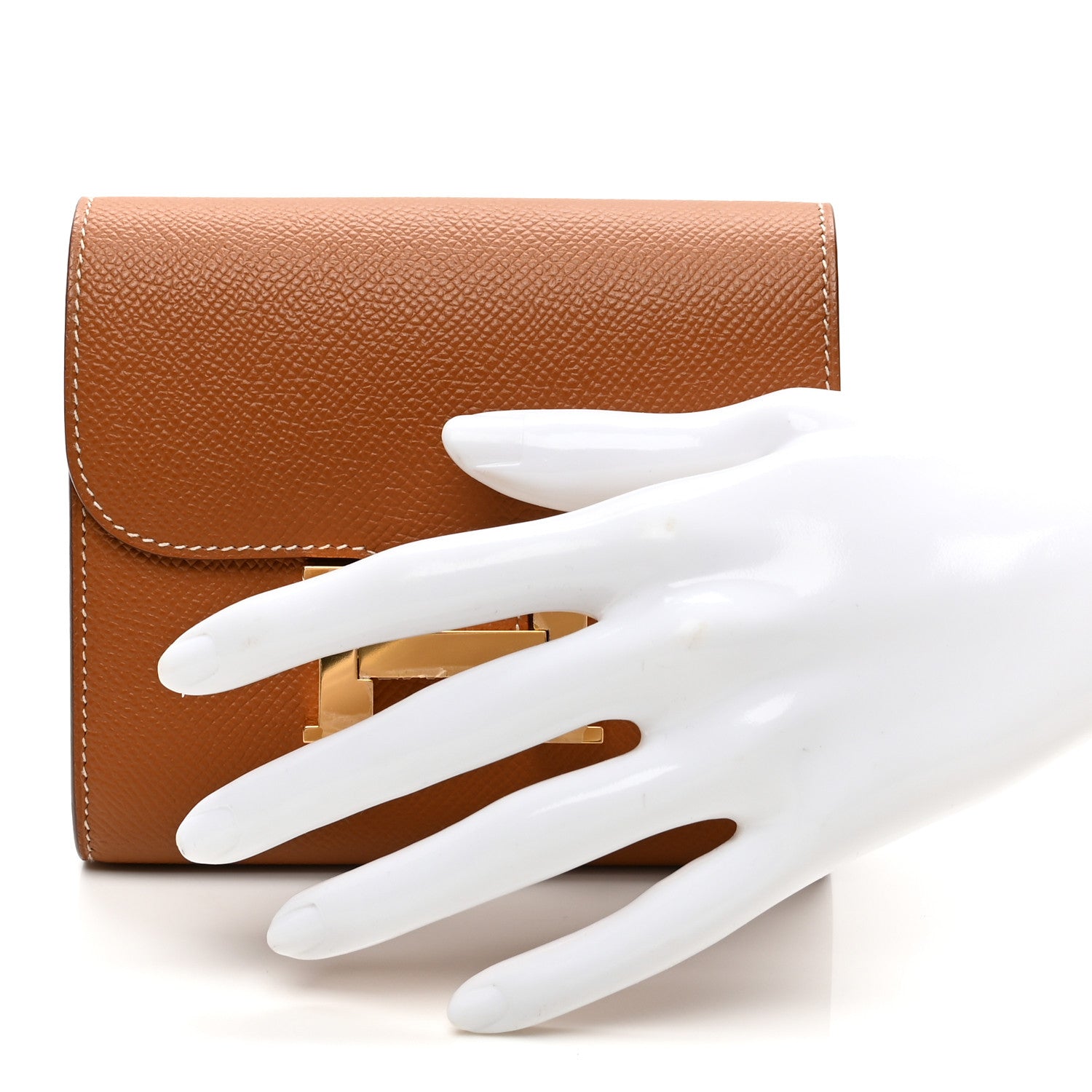 Hermes Epsom Constance Short Wallet Gold 2 of 8
