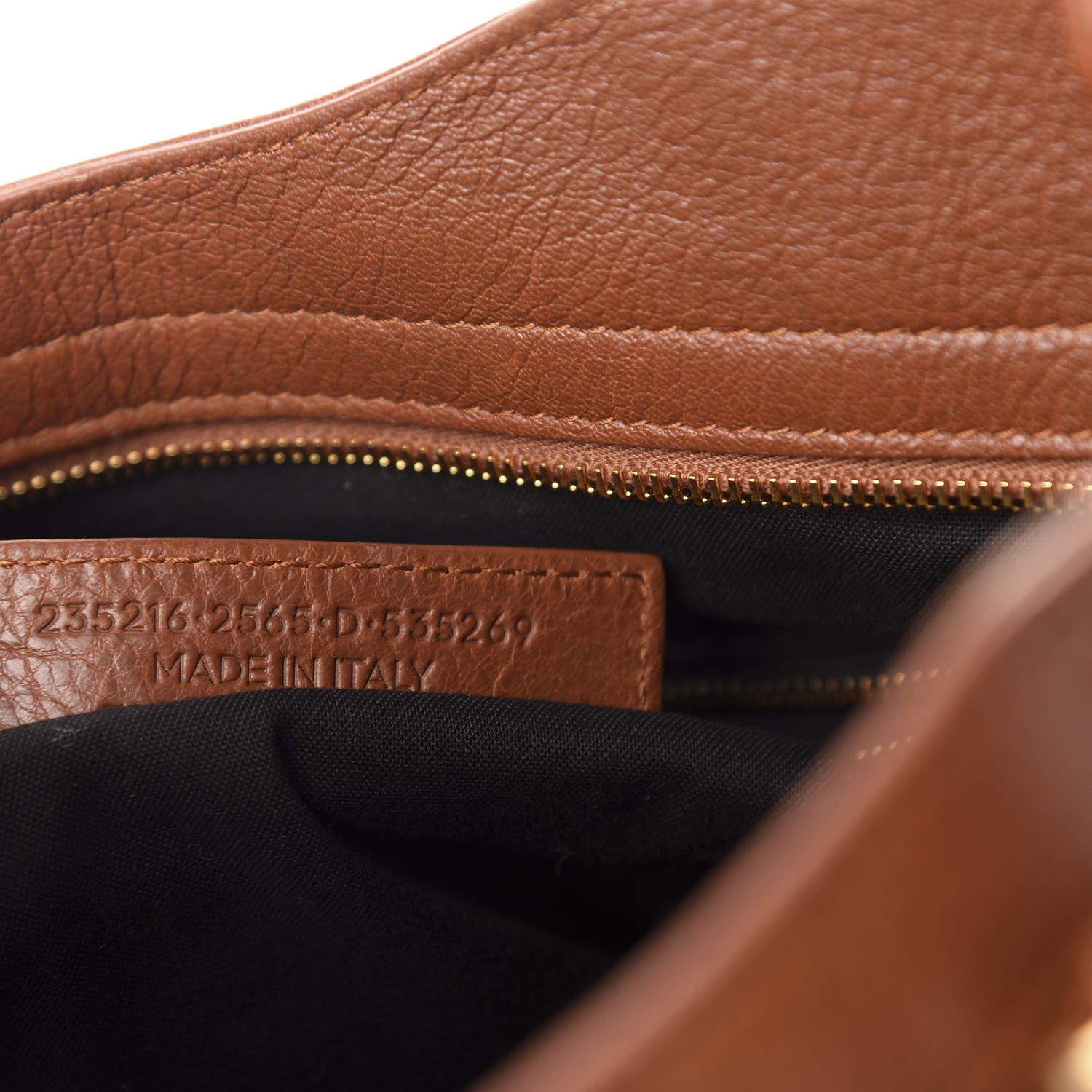 Balenciaga Agneau Classic Gold Hardware Velo Marron Cognac 10 of 11