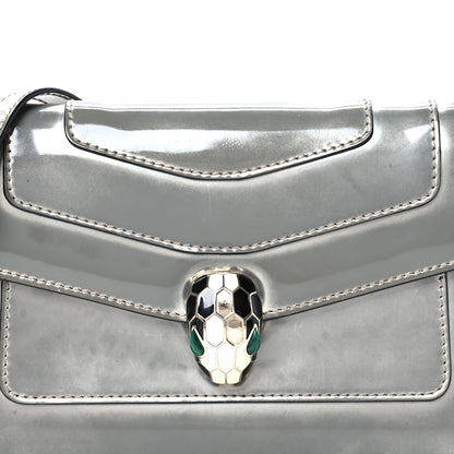 Bulgari Metallic Serpenti Forever Small Shoulder Bag Silver 9 of 11