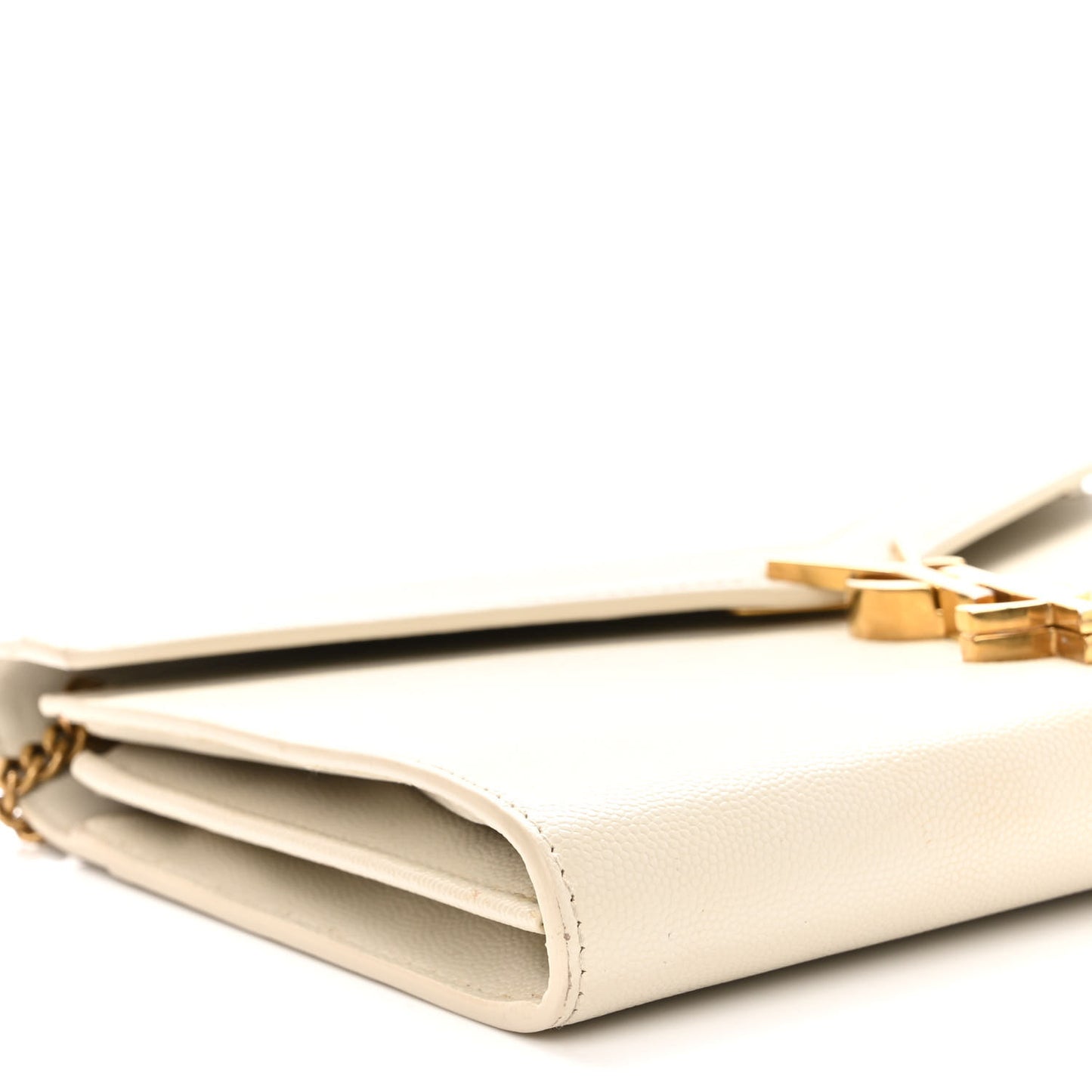 Grain De Poudre Monogram Cassandra Chain Wallet Crema Soft Rouge Legion