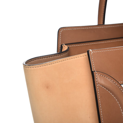 Celine Suede Calfskin Suede Micro Tri-Color Luggage Nude 12 of 13