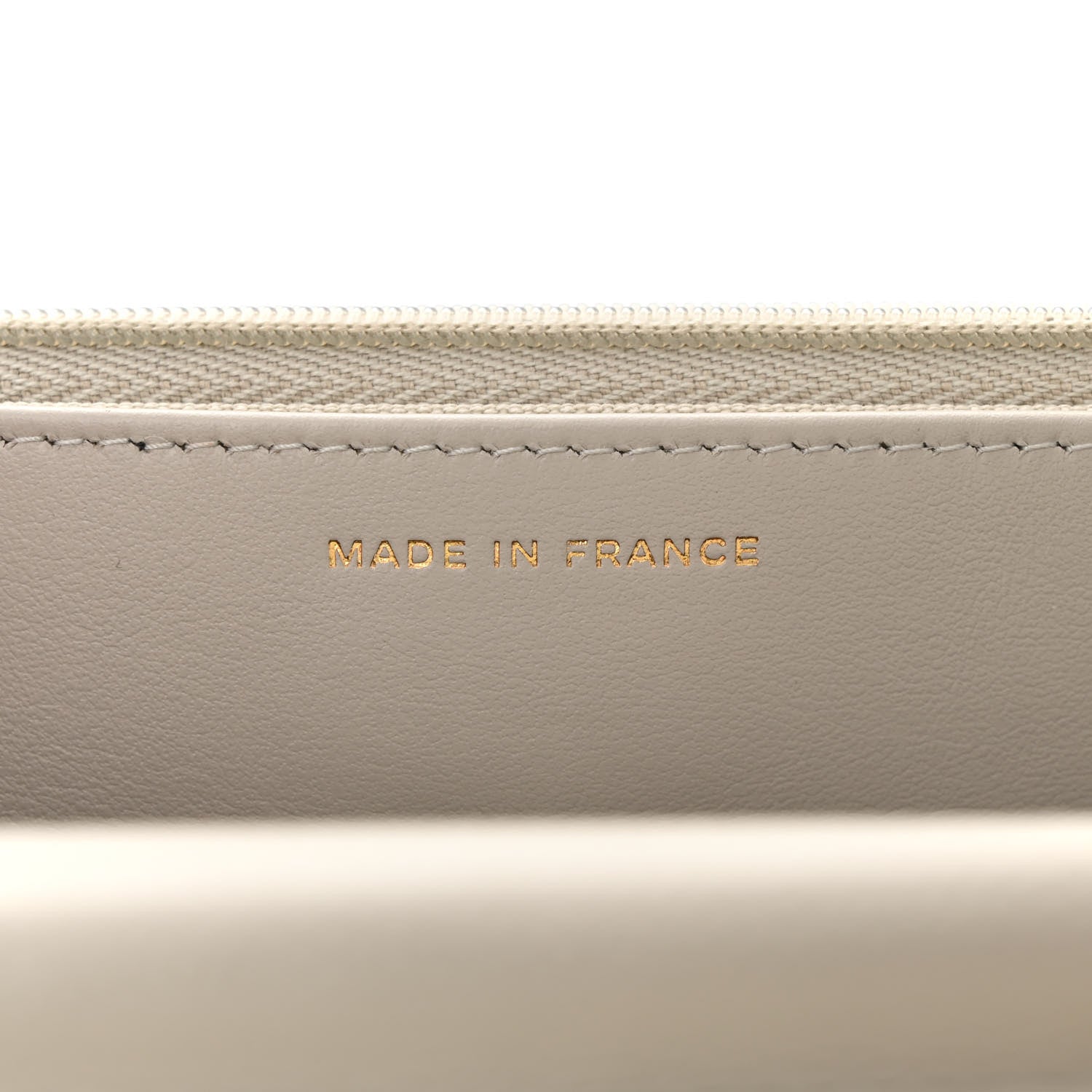 Chanel Caviar Quilted Wallet On Chain WOC Light Gray 7 of 12