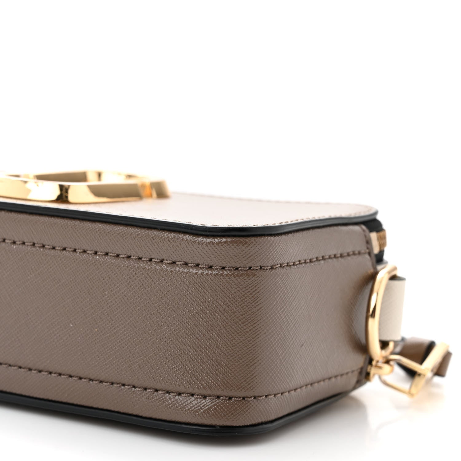 Marc Jacobs Saffiano Small Snapshot Camera Bag Sandcastle 11 of 11