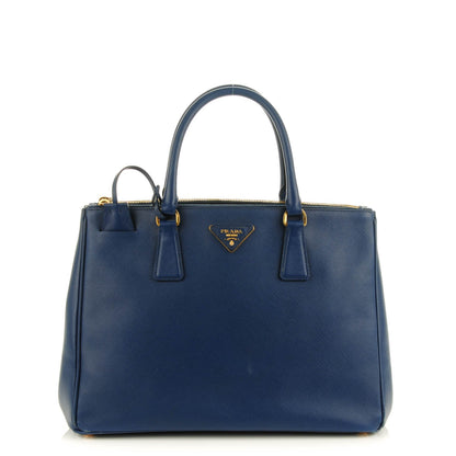 Prada Saffiano Medium Galleria Double Zip Tote Bluette 1 of 9