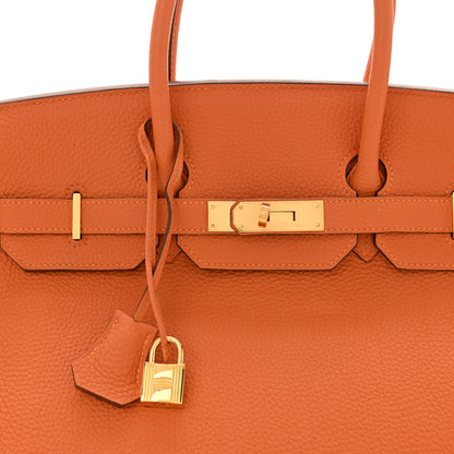 Hermes Togo Birkin 35 Orange 8 of 14