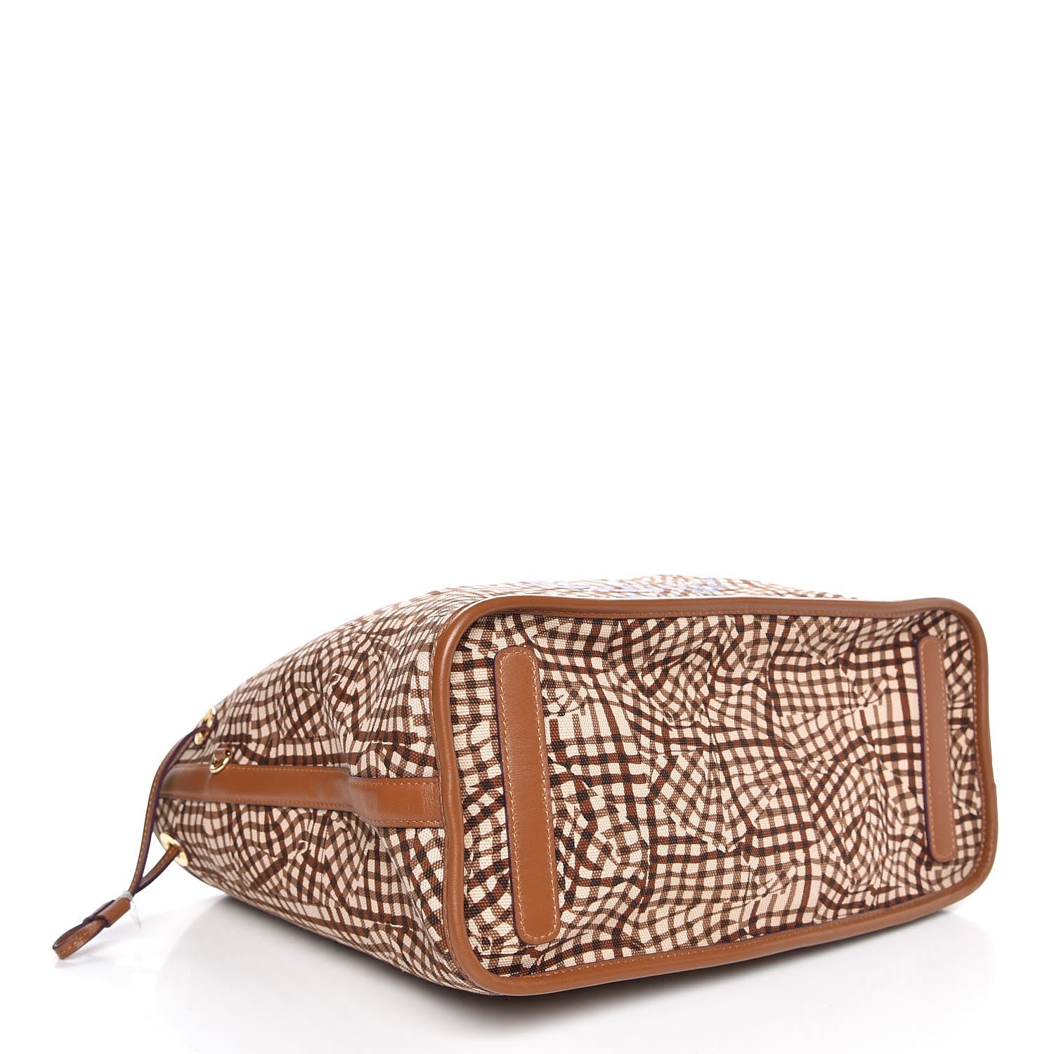 MCM Visetos Medium Liz Reversible Shopper Tote Cognac 9 of 13