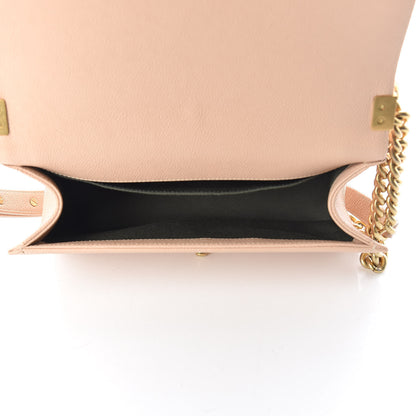 Chanel Caviar Quilted Medium Boy Flap Beige 5 of 14