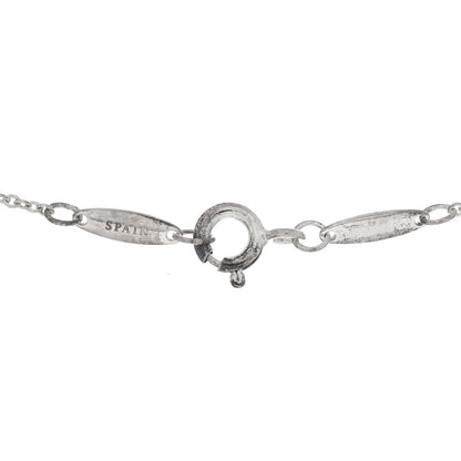 Tiffany Sterling Silver Aquamarine .13ct Elsa Peretti Color By The Yard Pendant Necklace 4 of 4