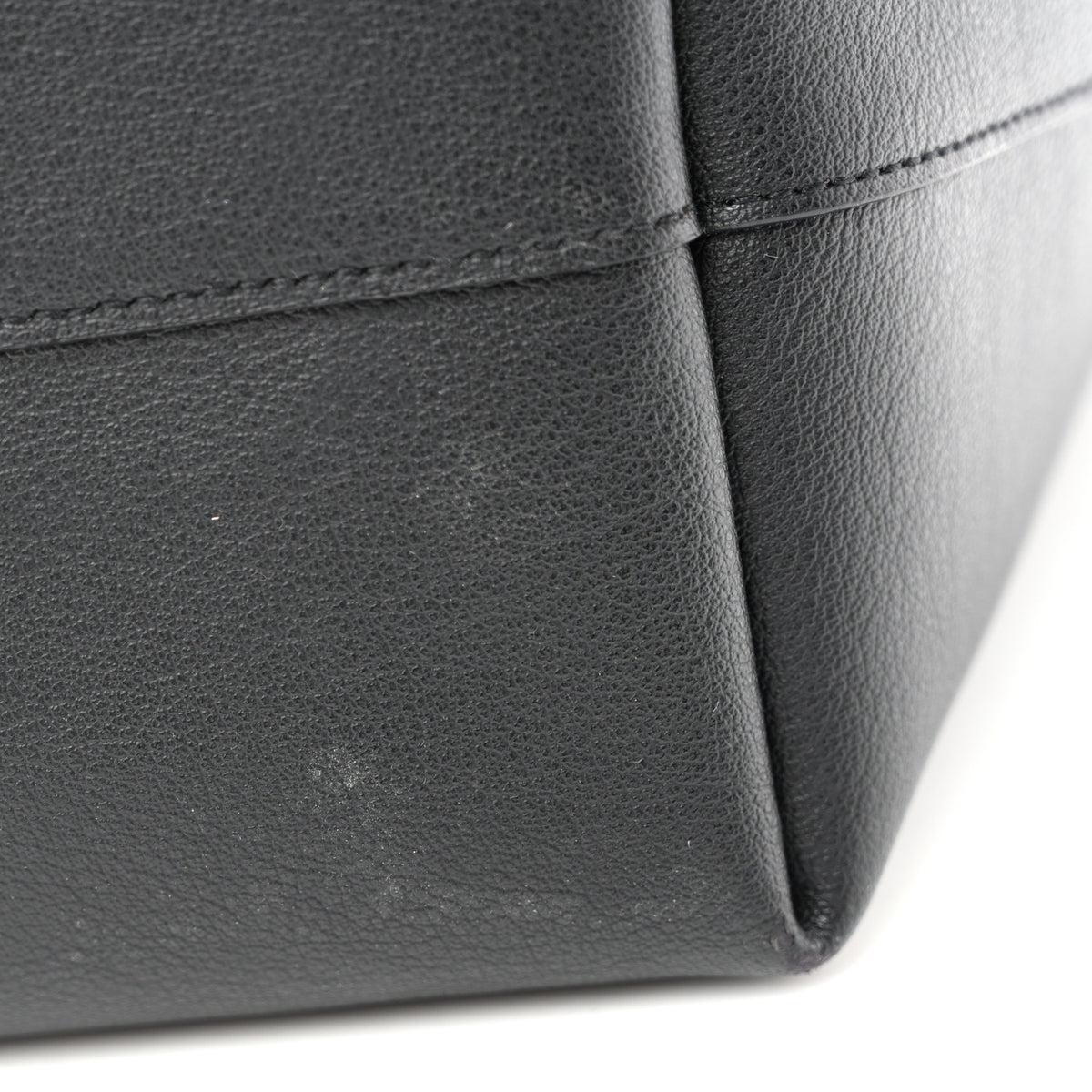 Saint Laurent Calfskin Large Shopping Tote Black 14 of 15