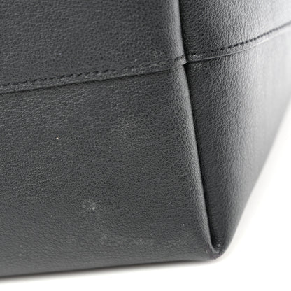 Saint Laurent Calfskin Large Shopping Tote Black 14 of 15