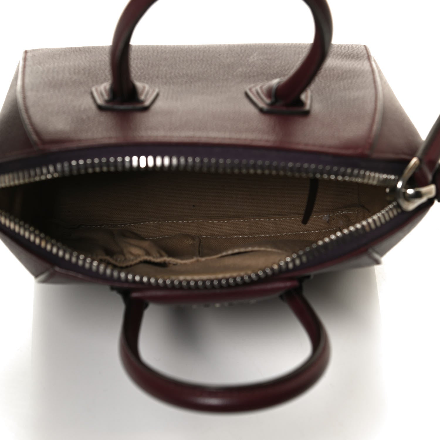 Givenchy Sugar Goatskin Mini Antigona Oxblood 4 of 11