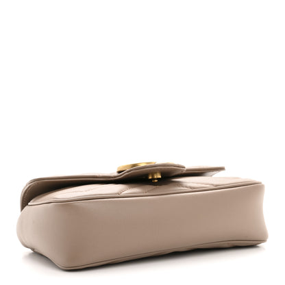 Gucci Calfskin Matelasse Super Mini GG Marmont Shoulder Bag Porcelain Rose 4 of 14