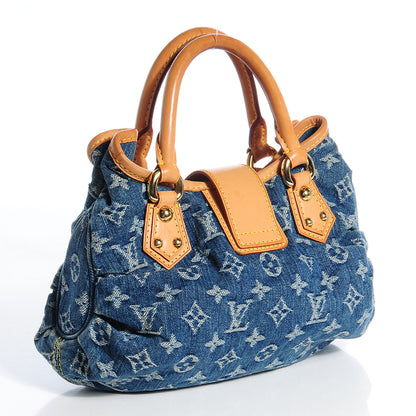 Louis Vuitton Denim Pleaty Blue 3 of 7