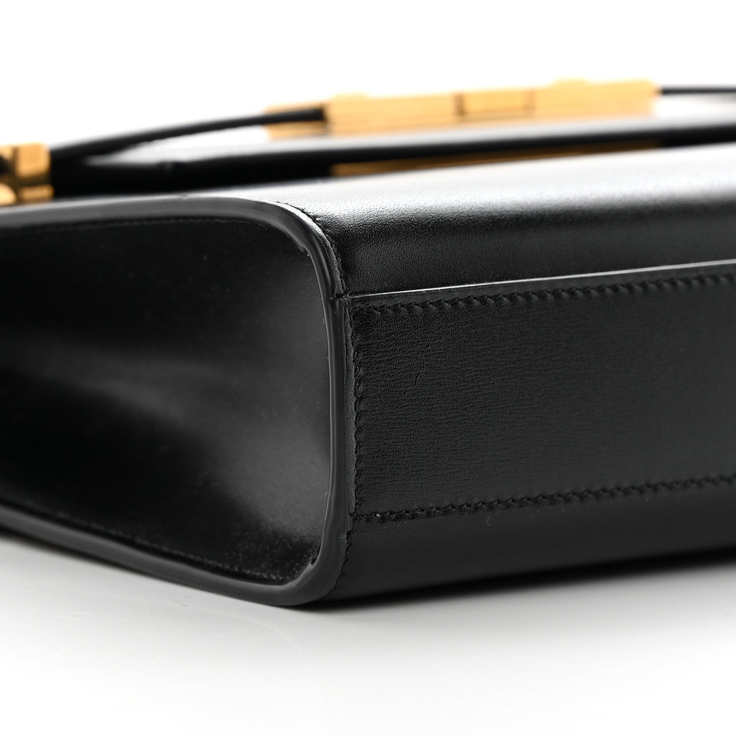 Saint Laurent Smooth Calfskin Small Manhattan Shoulder Bag Black 8 of 9