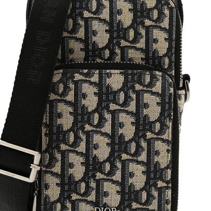 Christian Dior Oblique Micro Rider Pouch Blue 12 of 13