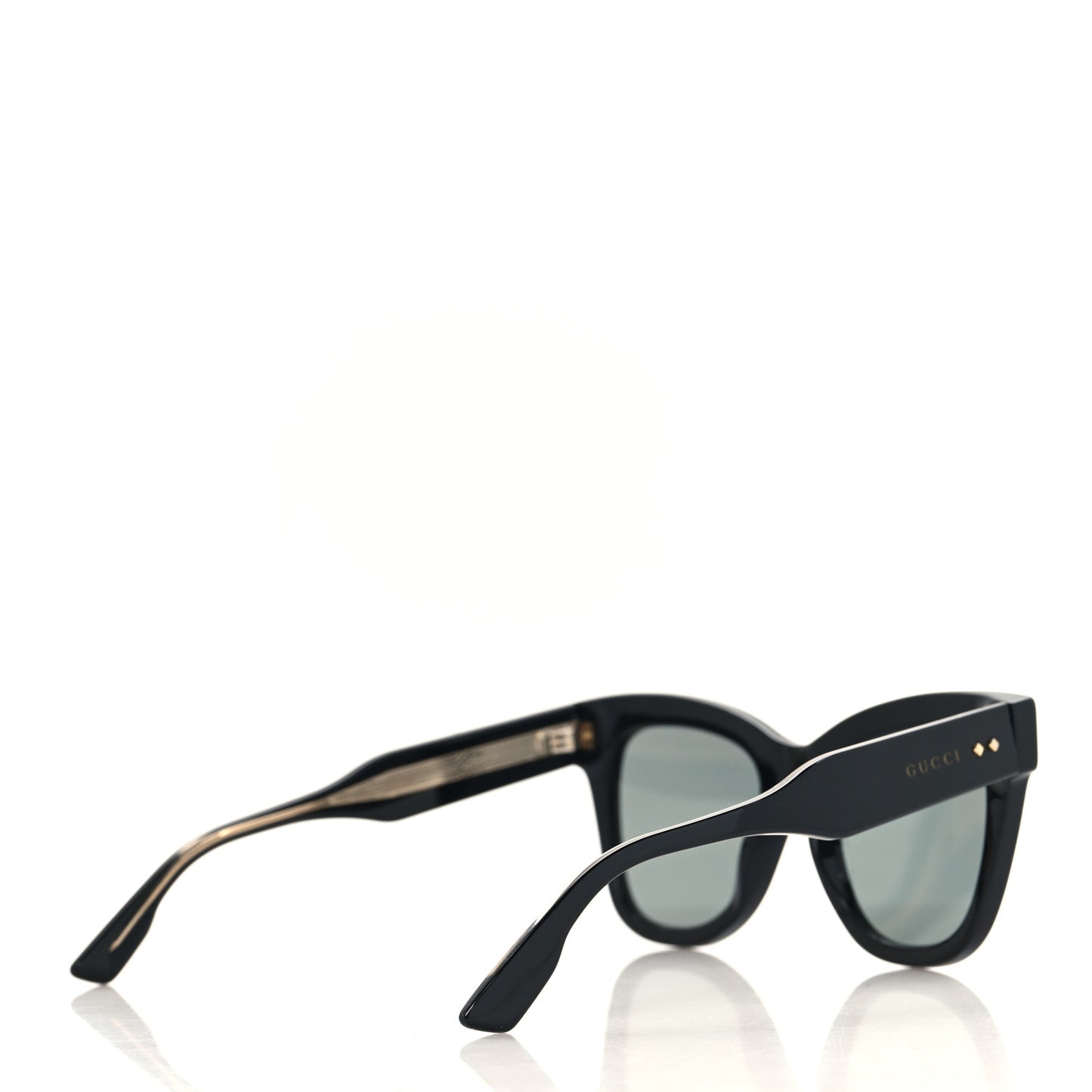 Acetate Square Frame Sunglasses GG1082S Black