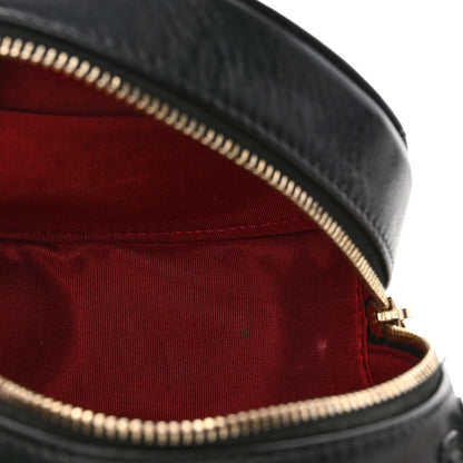 Chanel Lambskin Quilted Chanel 19 Round Clutch With Chain Black 5 of 9