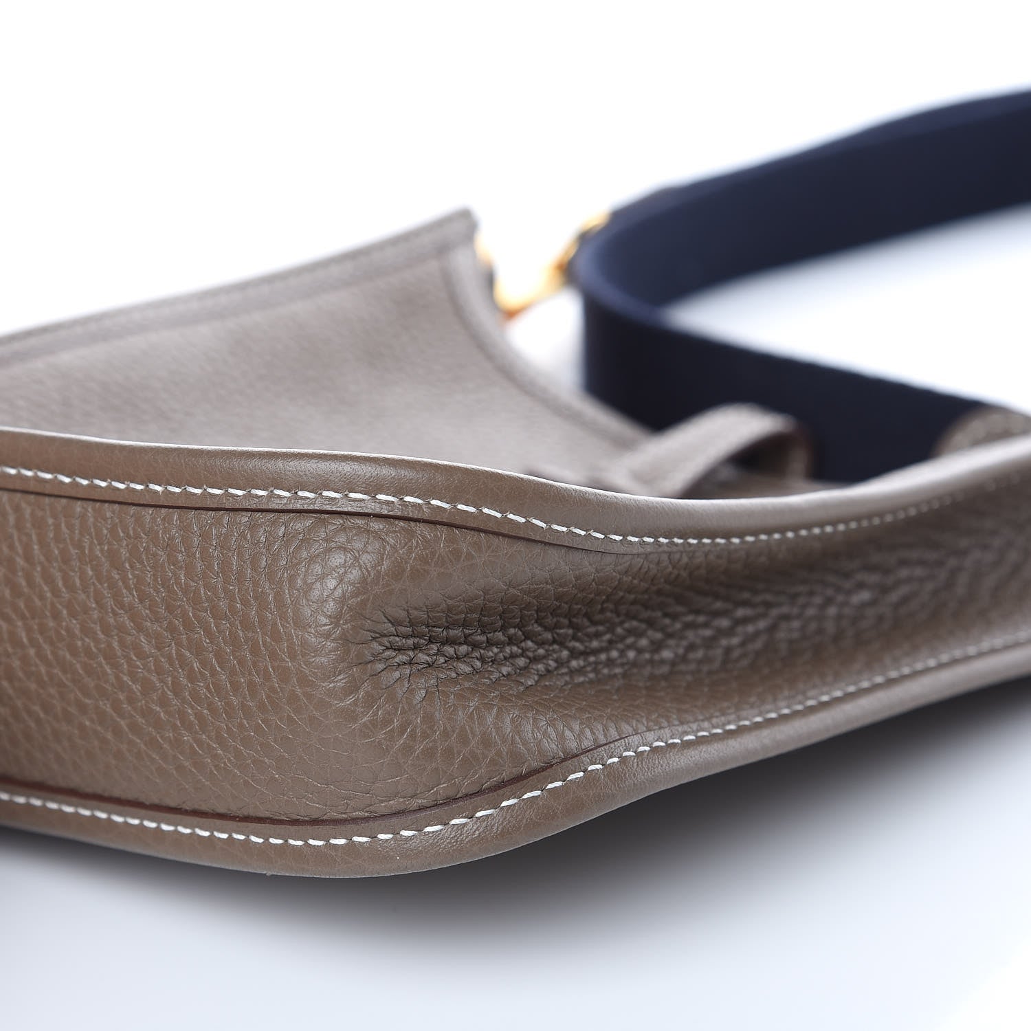 Hermes Taurillon Clemence Amazone Evelyne TPM Etoupe Bleu Indigo 10 of 11