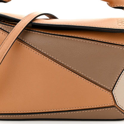 Loewe Calfskin Mini Puzzle Bag Warm Desert Mink 7 of 9