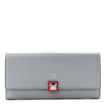 Fendi Vitello Liberty Studded Continental Wallet Ardesia Multicolor 1 of 8