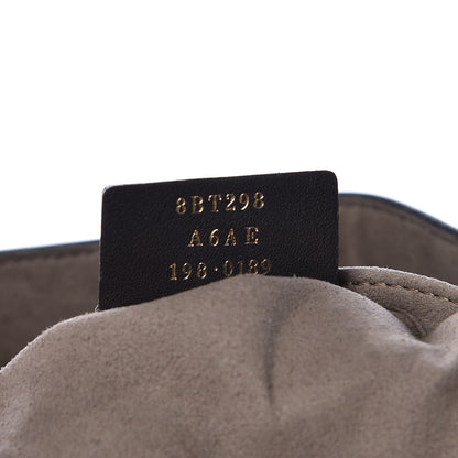 Fendi Vitello Grace F is Fendi Bi-Color FF 1974 Embossed Grande Mon Tresor Bucket Bag Maya Black Fragola 7 of 11