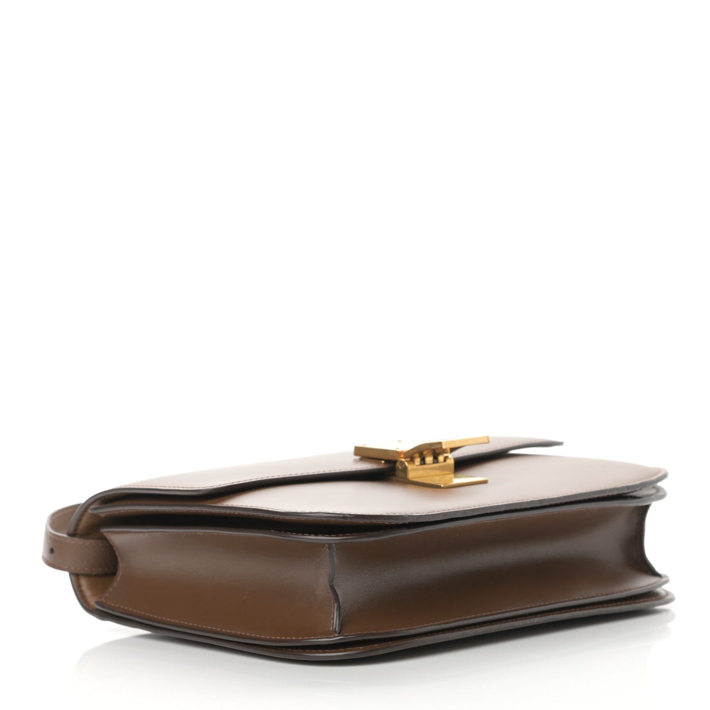 Box Calfskin Medium Classic Box Flap Bag Camel