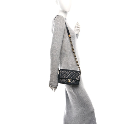 Chanel Caviar Quilted Small Twist Your Buttons Flap Black 2 of 10