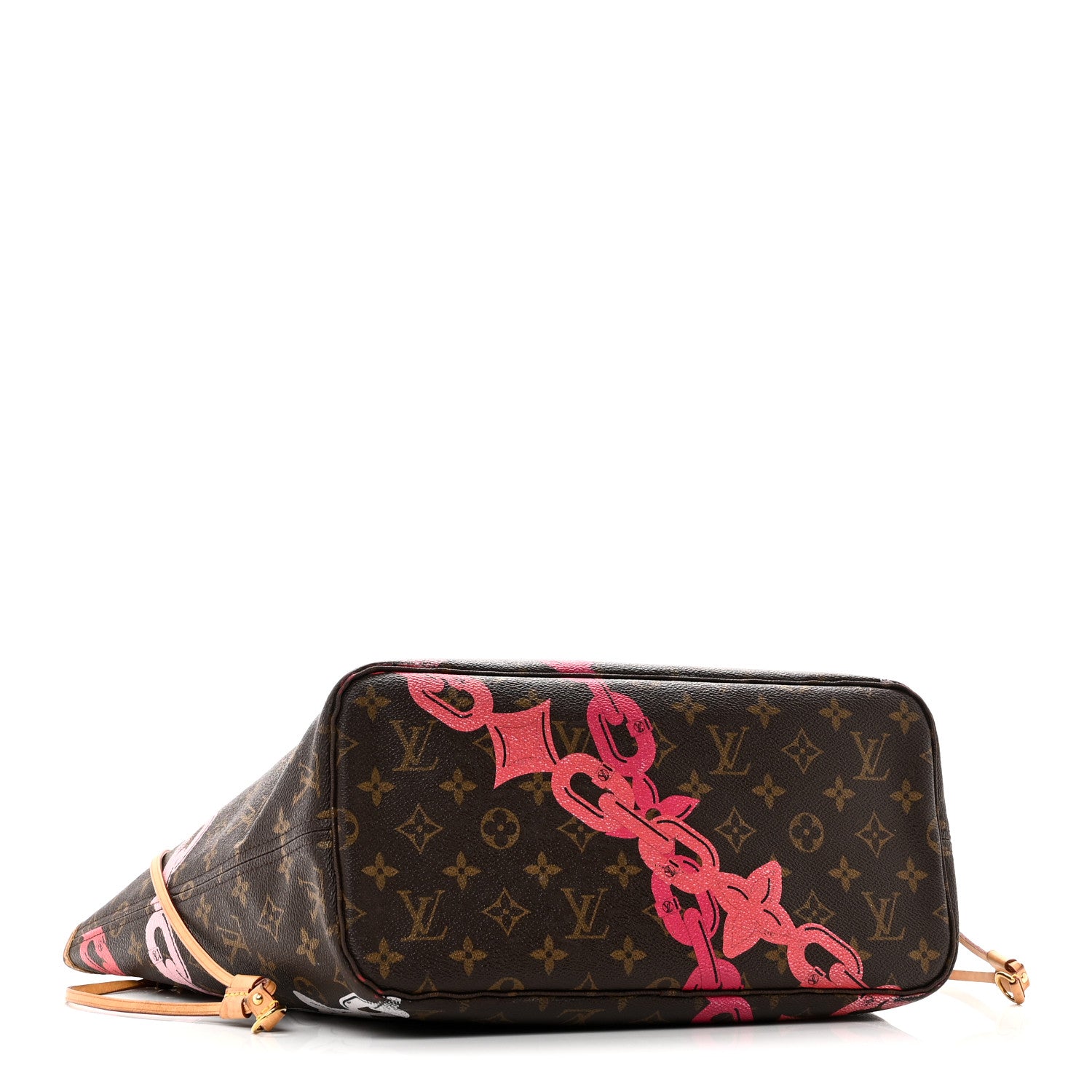 Louis Vuitton Monogram Bay Neverfull MM Rose Ballerine Poppy 4 of 14