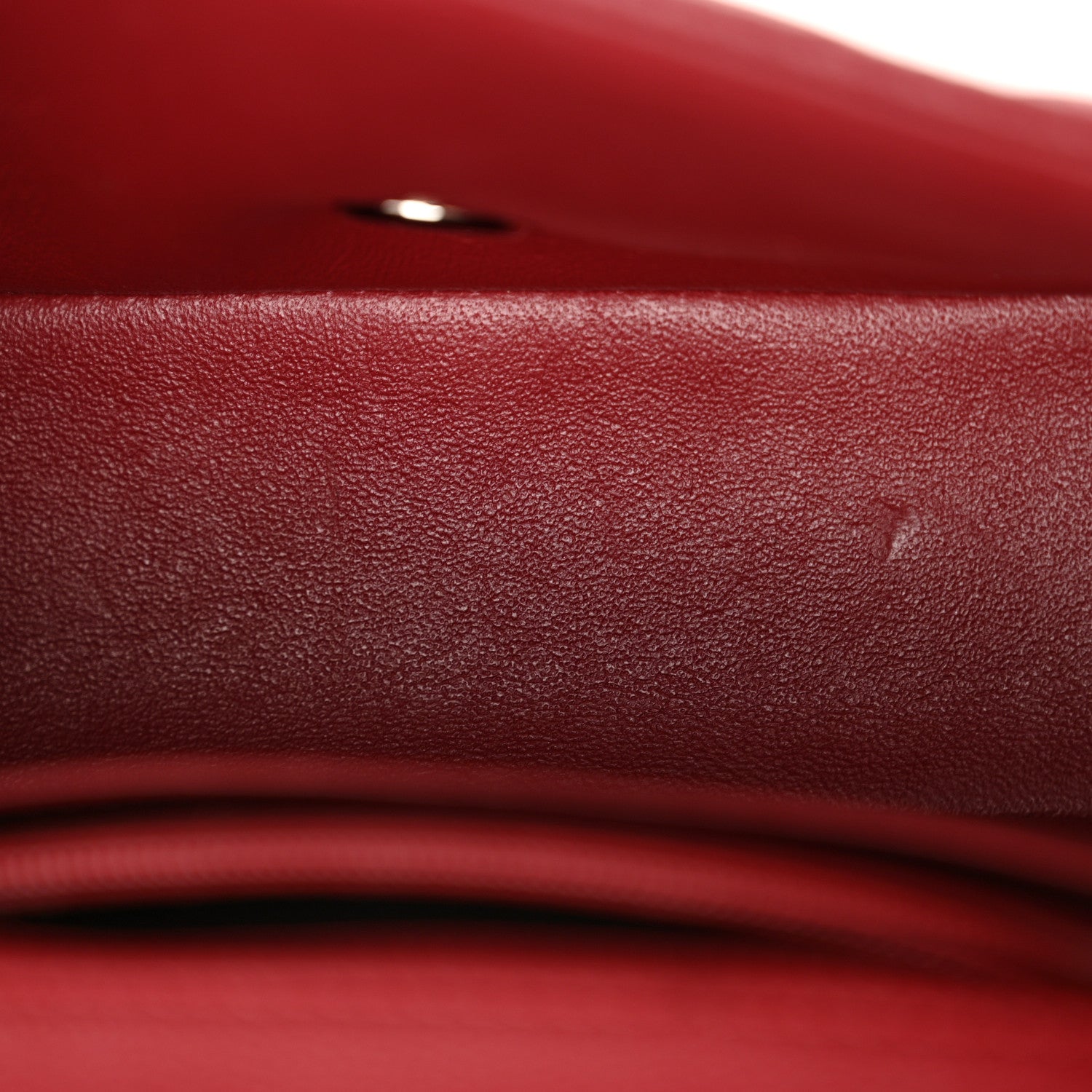 Chanel Caviar Quilted Mini Square Flap Red 11 of 12