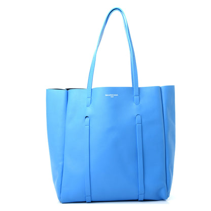 Balenciaga Veau Baltimore Double Sided Small Everyday Tote Bleu Turquoise Black 1 of 9