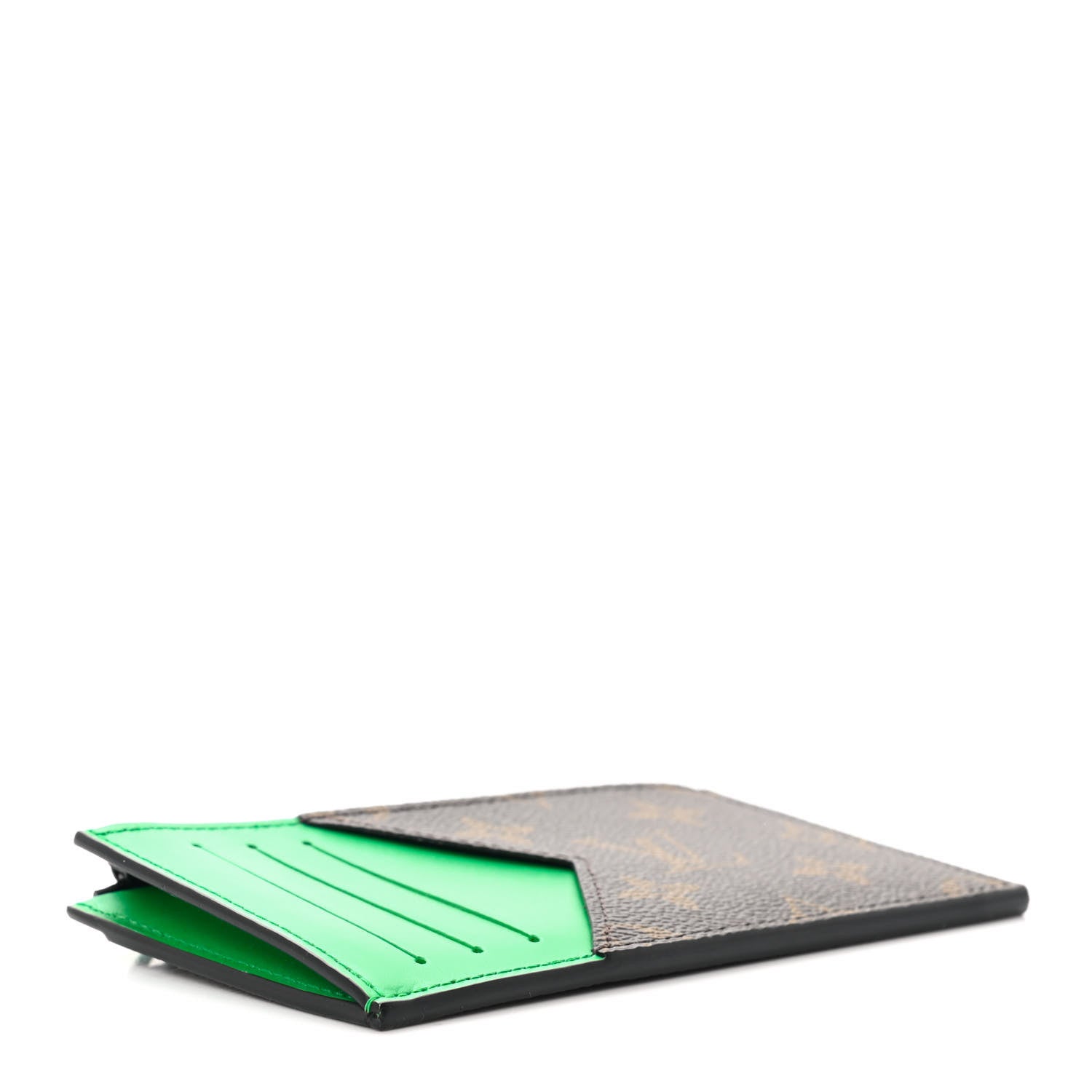 Louis Vuitton Monogram Calfskin Coin Card Holder Minty Green 4 of 6