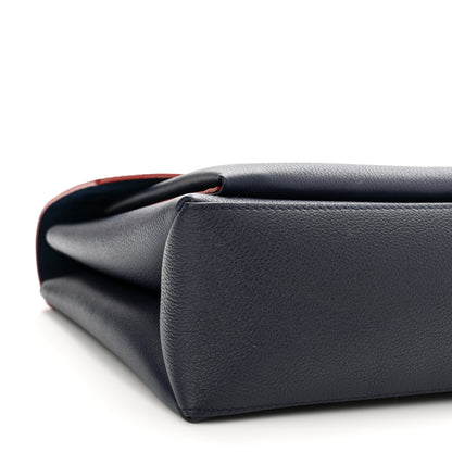 Louis Vuitton Soft Calfskin My Lockme Top Handle Marine Rouge 8 of 10