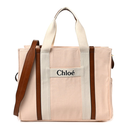 Chloe Cotton Calfskin Changing Bag Powder Pink 3 of 10
