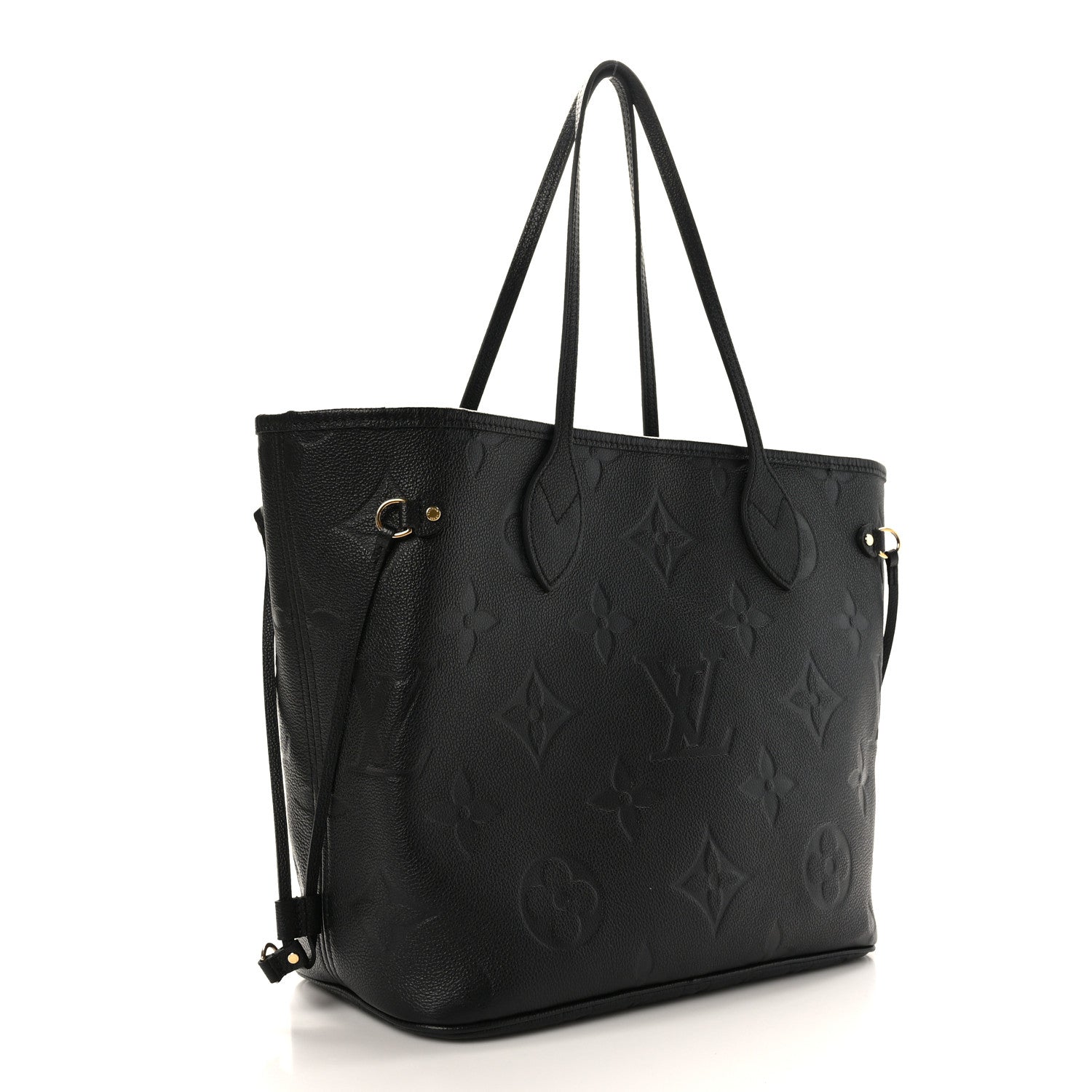 Louis Vuitton Empreinte Monogram Giant Neverfull MM Black 4 of 9