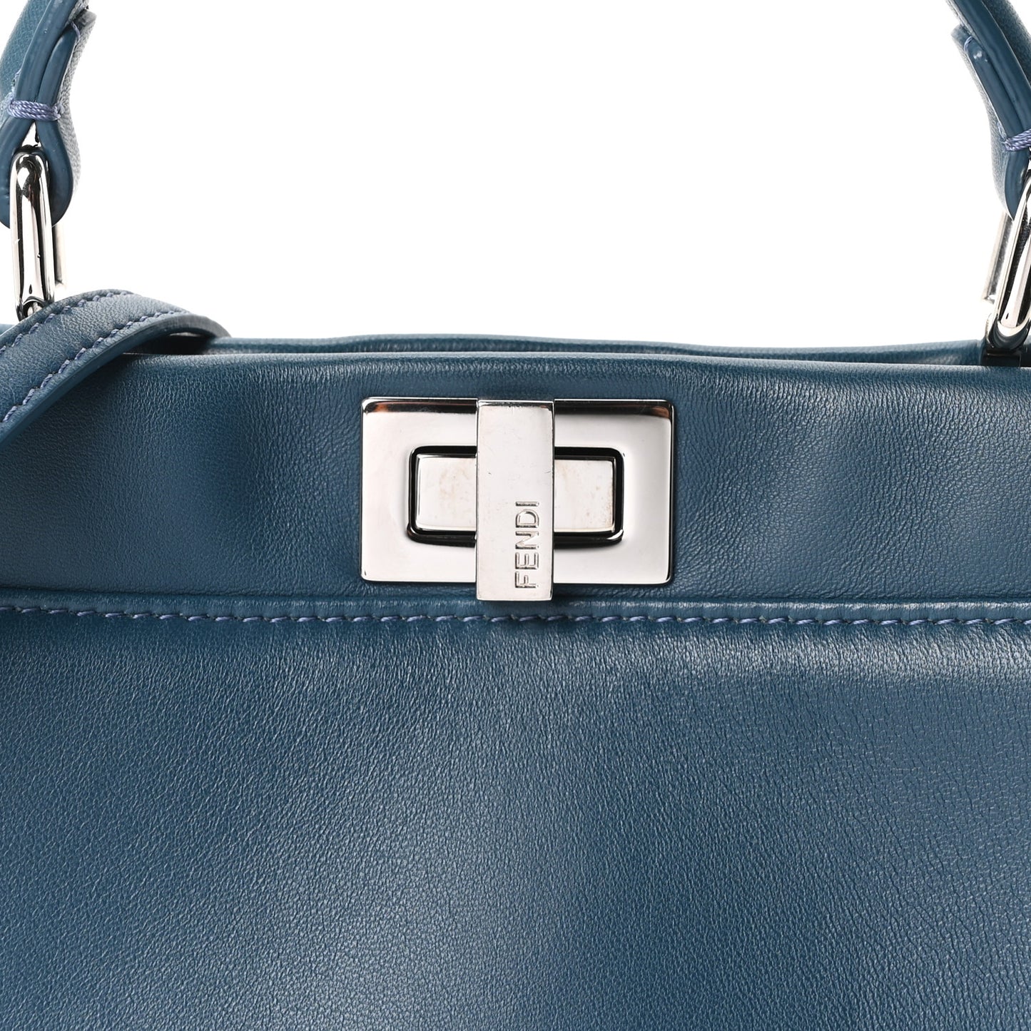 Nappa Mini Peekaboo Iconic Satchel Pavone