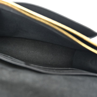 Louis Vuitton Damier Ebene Vavin Chain Wallet Black 5 of 10