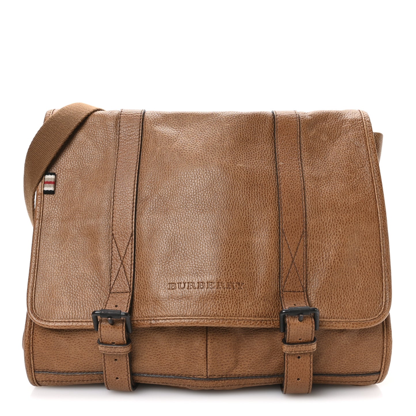 Calfskin Messenger Bag Tan