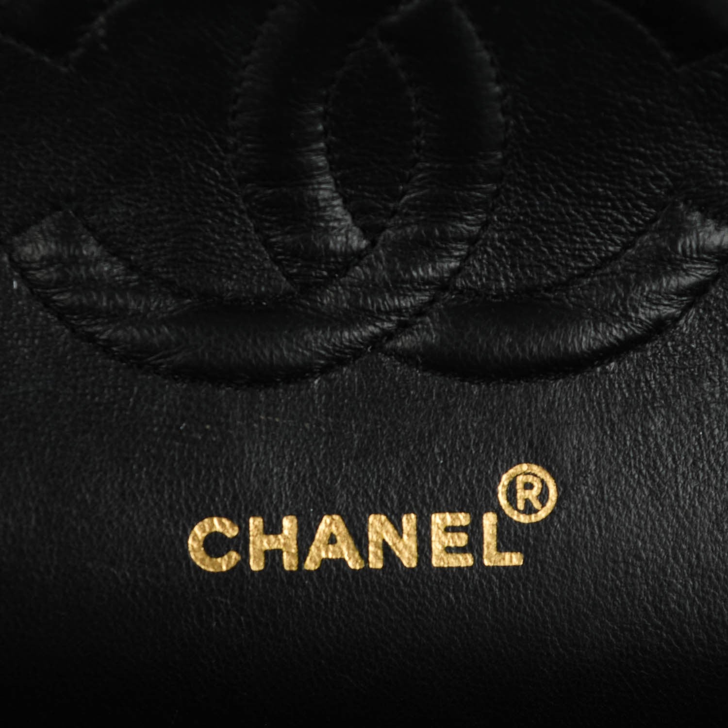 Chanel Suede Chevron Medium Double Flap Bag Black 7 of 9