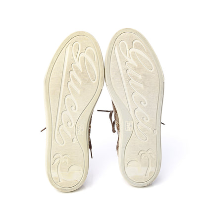 Gucci Monogram Sneakers 39.5 Brown 5 of 7
