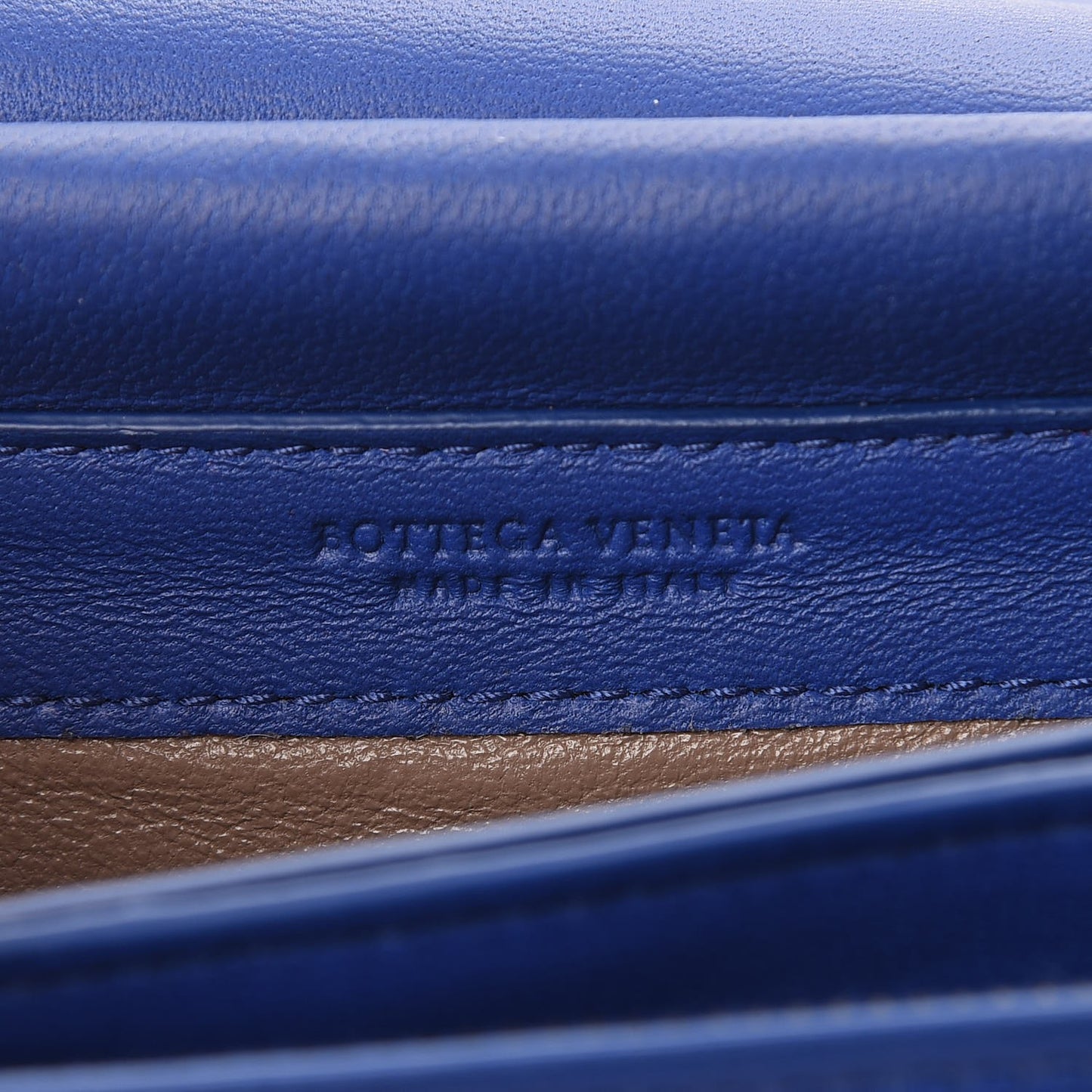 Nappa Intrecciato Continental Wallet on Chain Cobalt