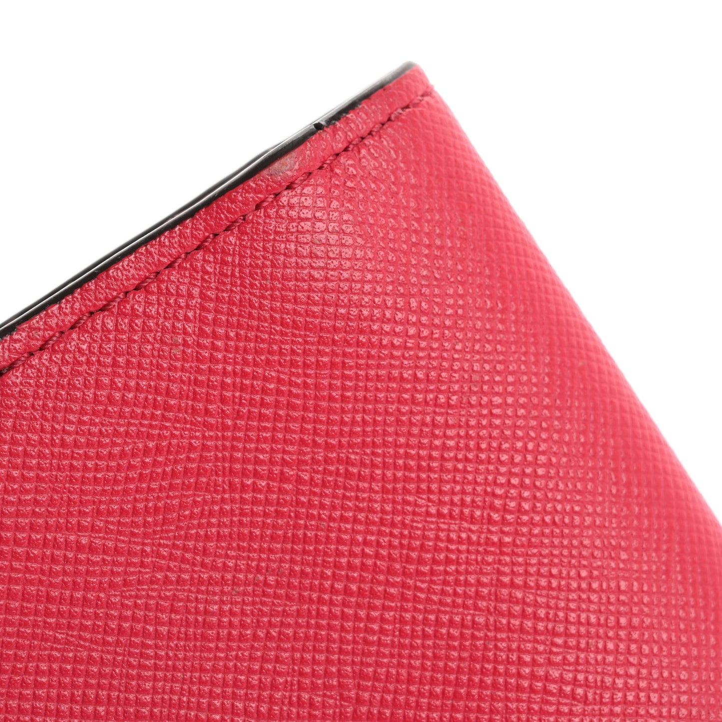 Saffiano Wallet Pink Orange