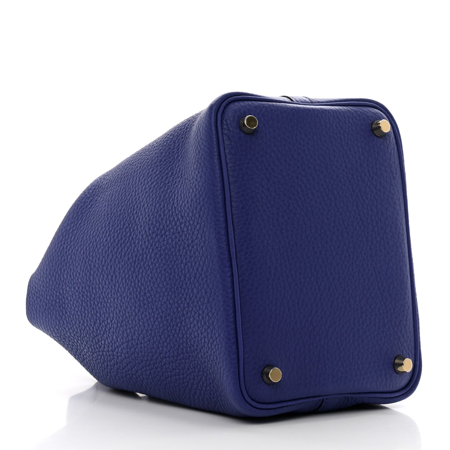 Hermes Taurillon Clemence Picotin Lock 18 PM Bleu Electrique 4 of 11