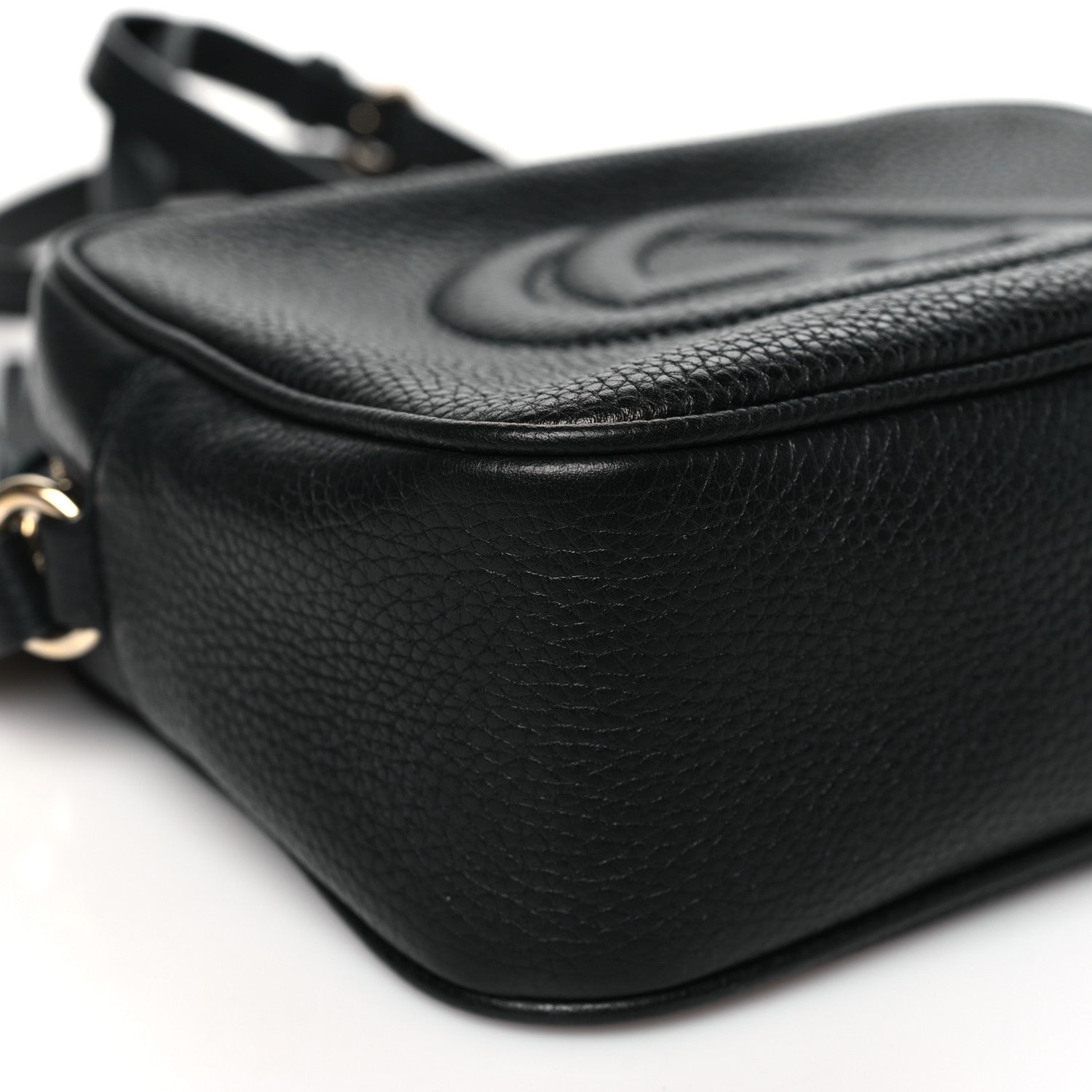 Gucci Pebbled Calfskin Small Soho Disco Bag Black 9 of 10