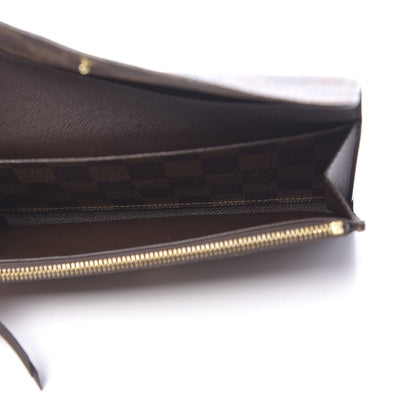 Louis Vuitton Damier Ebene Emilie Wallet 5 of 7