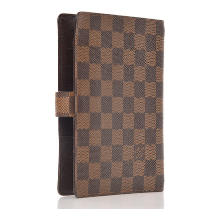 Louis Vuitton Damier Ebene Medium Ring Agenda Cover 3 of 10