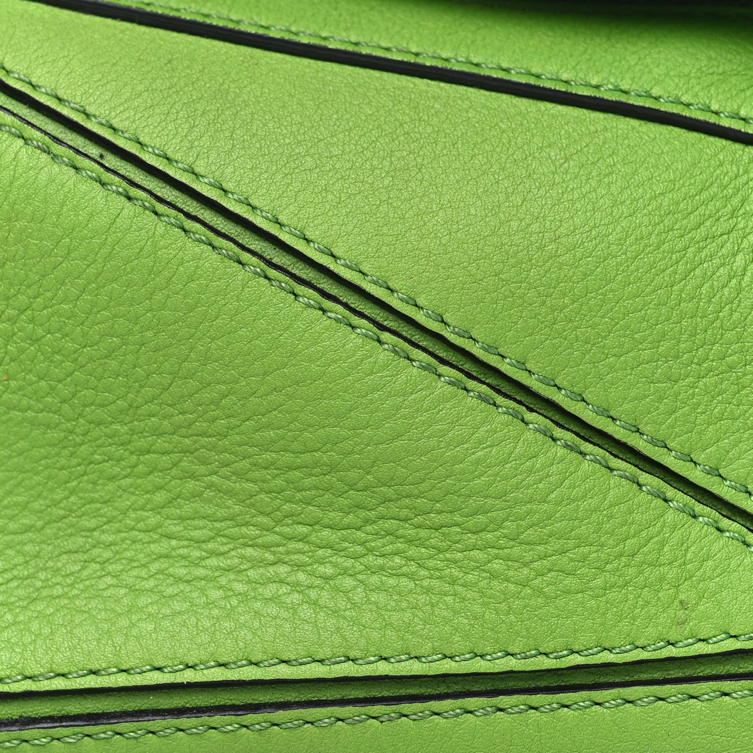 Loewe Calfskin Nano Puzzle Bag Apple Green 8 of 10