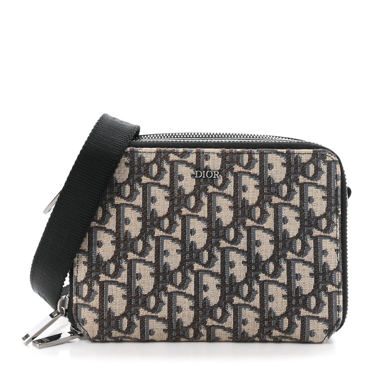 Christian Dior Oblique Messenger Pouch Black 2 of 21