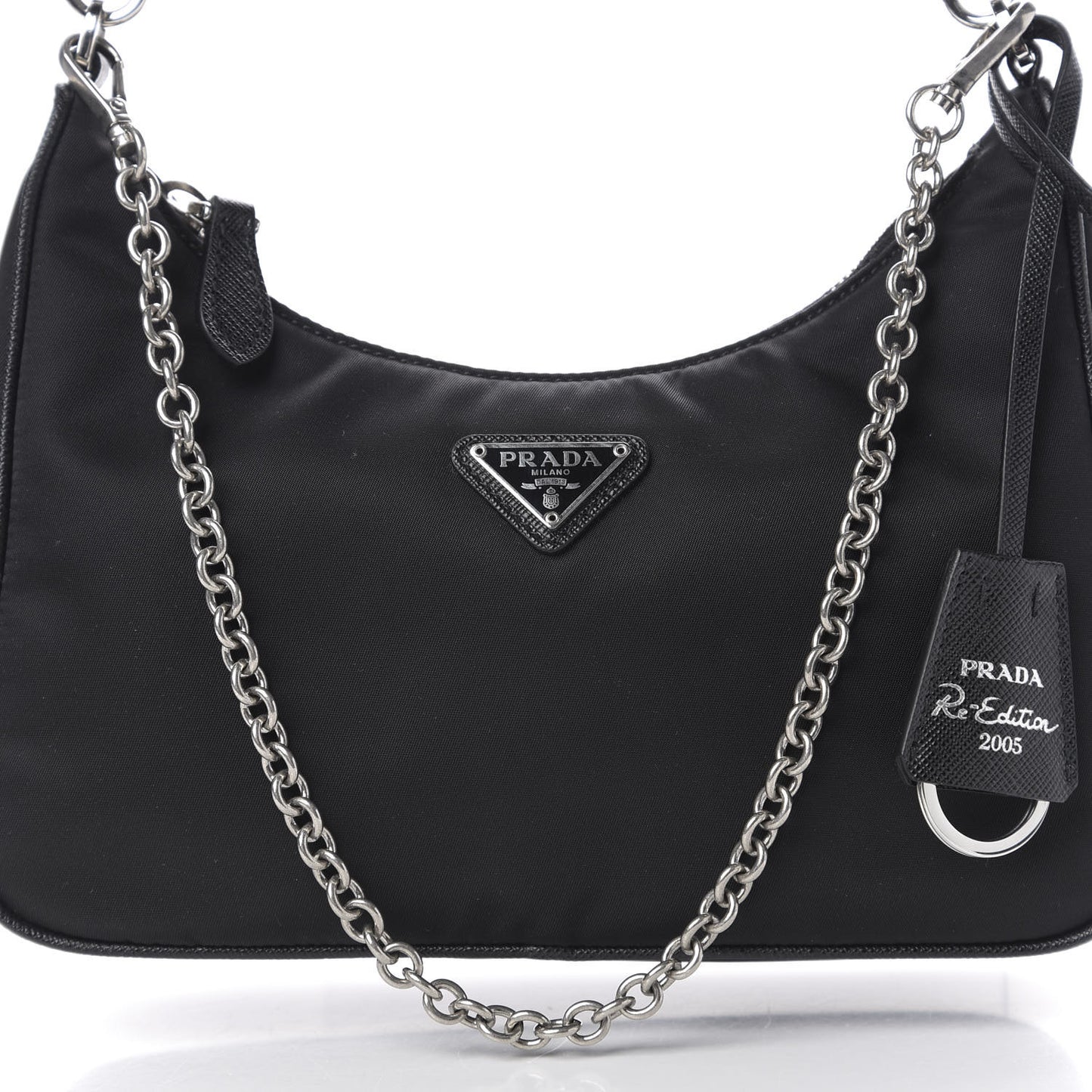 Nylon Re-Edition 2005 Shoulder Bag Black