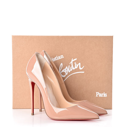 Christian Louboutin Patent So Kate 120 Pumps 37 Nude 8 of 8