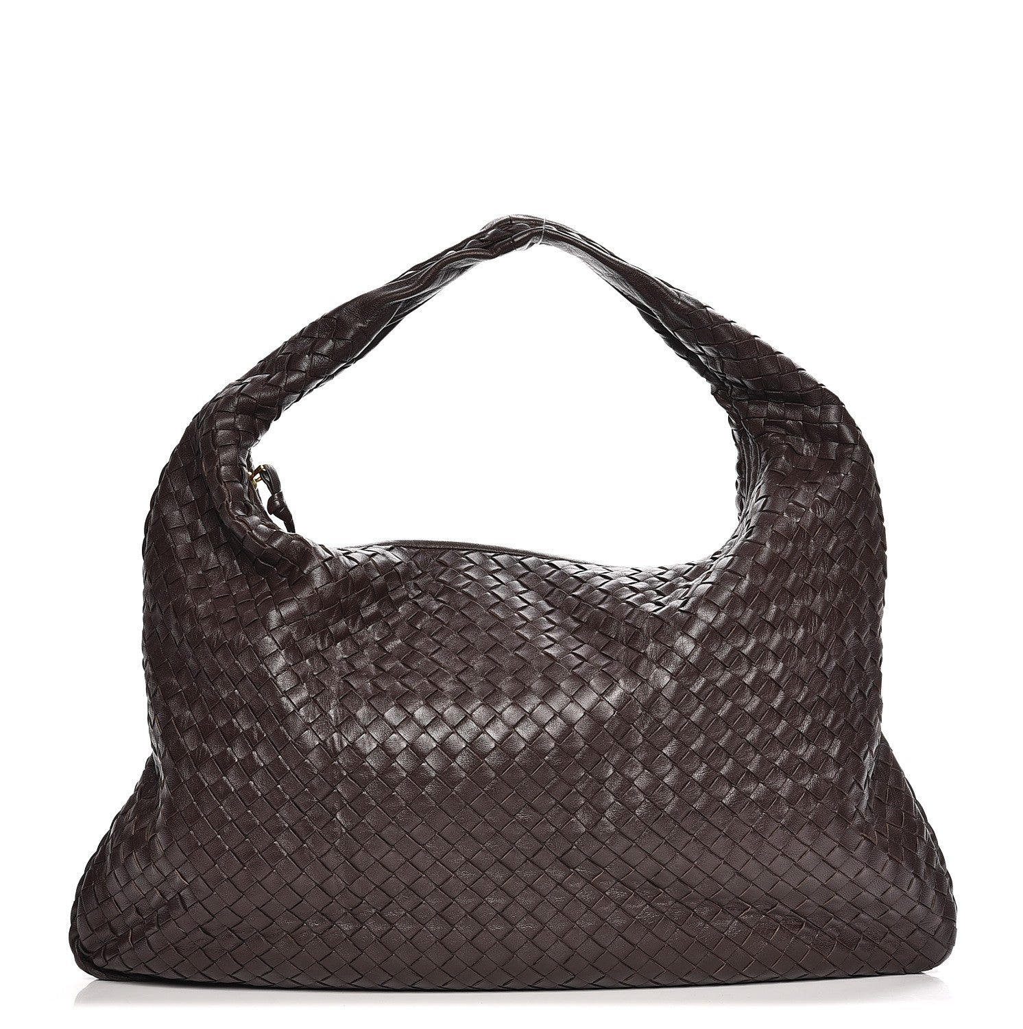 Bottega Veneta Nappa Intrecciato Large Veneta Hobo Ebano 1 of 12